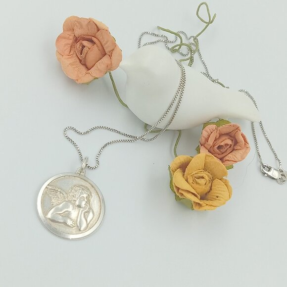 Art Nouveau ST RAPHAELS ANGEL Charm - Picture 2 of 14